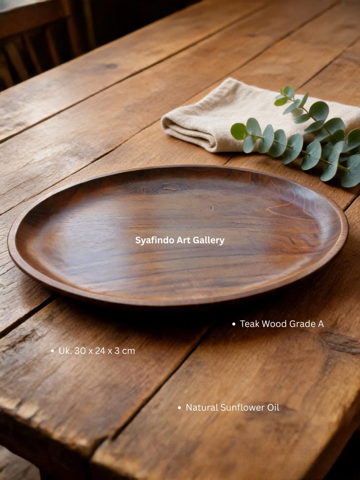 Piring Oval